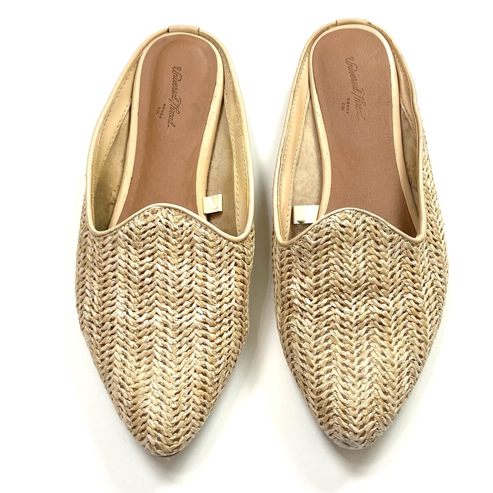 Universal Thread Raffia Mules